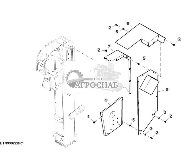 Safety Shield, Grain Elevator W Slip Clutch - ST818071 768.jpg